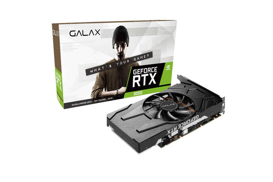 GALAX GeForce RTX 3050 (1-Click OC) 8GB GDDR6 128-bit DP*3/HDMI/ Graphics Card-GRAPHICS CARD-Galax-computerspace