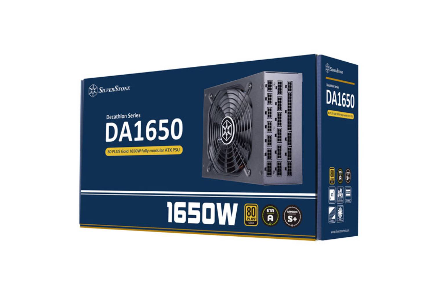 SilverStone DA1650 Gold 80 PLUS Gold 1650W fully modular ATX power supply