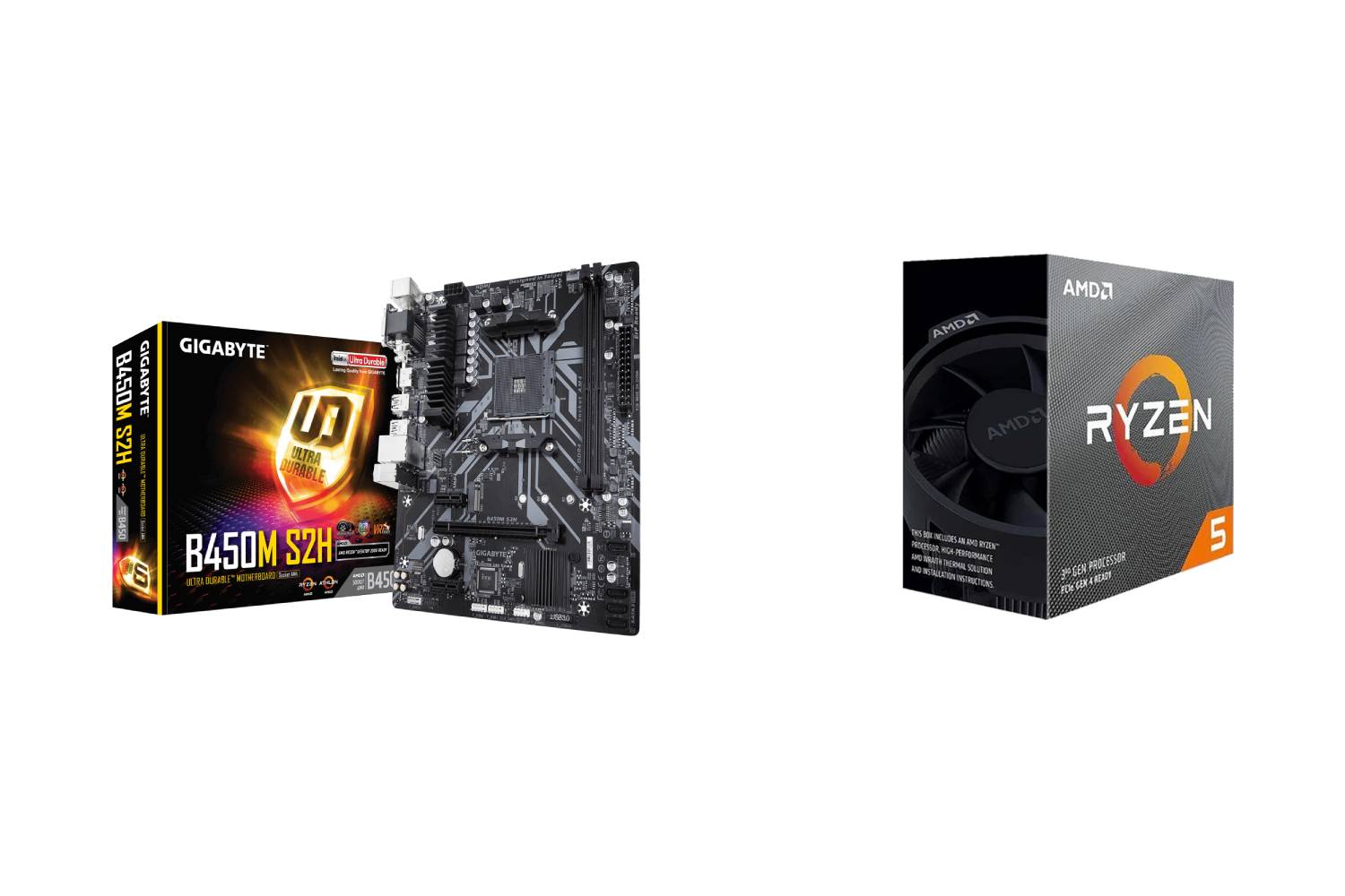 AMD Ryzen 5 3600 and Gigabyte B450M S2H Combo