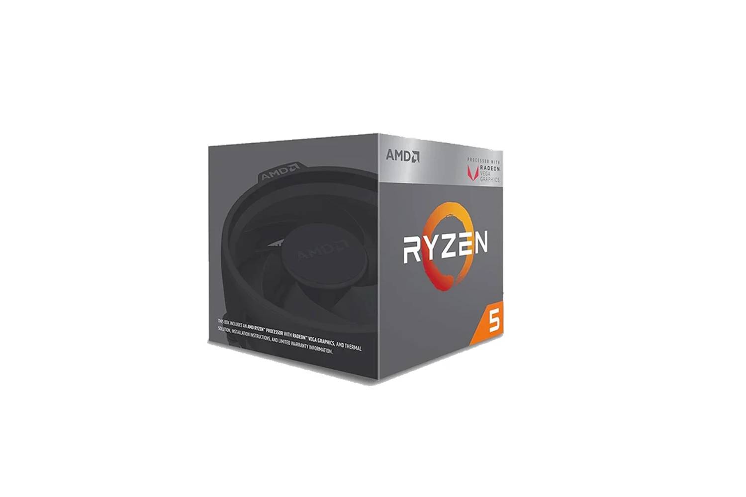AMD CORES 4 THREADS 8 PROCESSOR RYZEN-5-2400G CPU