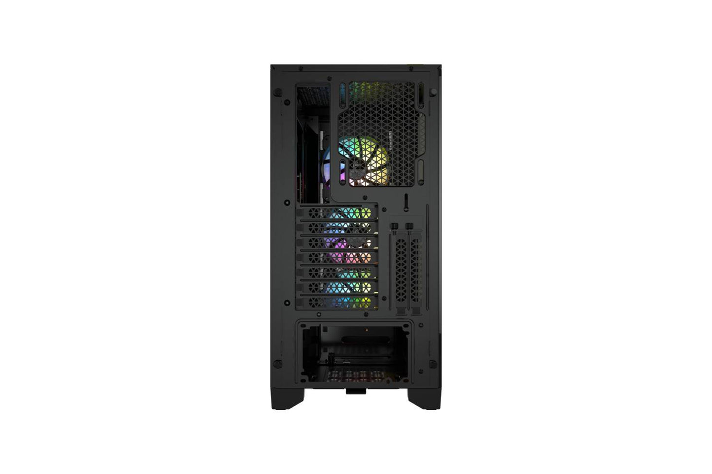 Corsair CUE 4000X RGB Tempered Glass Mid-Tower ATX Case — Black