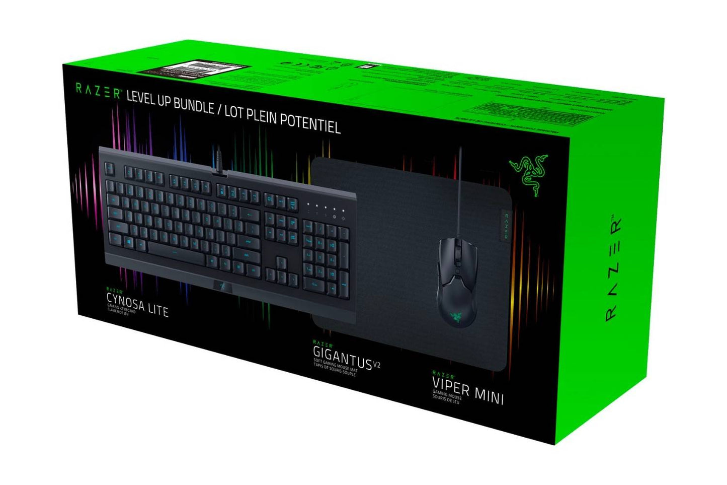 Razer Level Up Gaming Bundle with Keyboard, Mouse & Mousepad