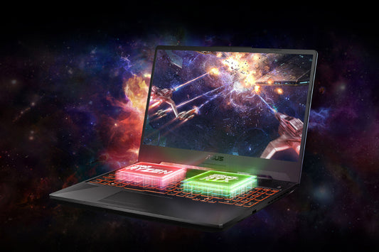 Asus Tuf Gaming A15 R7-4800H/ GTX1660Ti- 6GB/ 8G+8G/ 1T SSD/ 15.6 FHD-144hz/ Backlit KB- 1 zone RGB/ 48Wh/ Win 10/ Office Home & Student 2019/ / Fortress Gray Laptop-Laptops-ASUS-computerspace