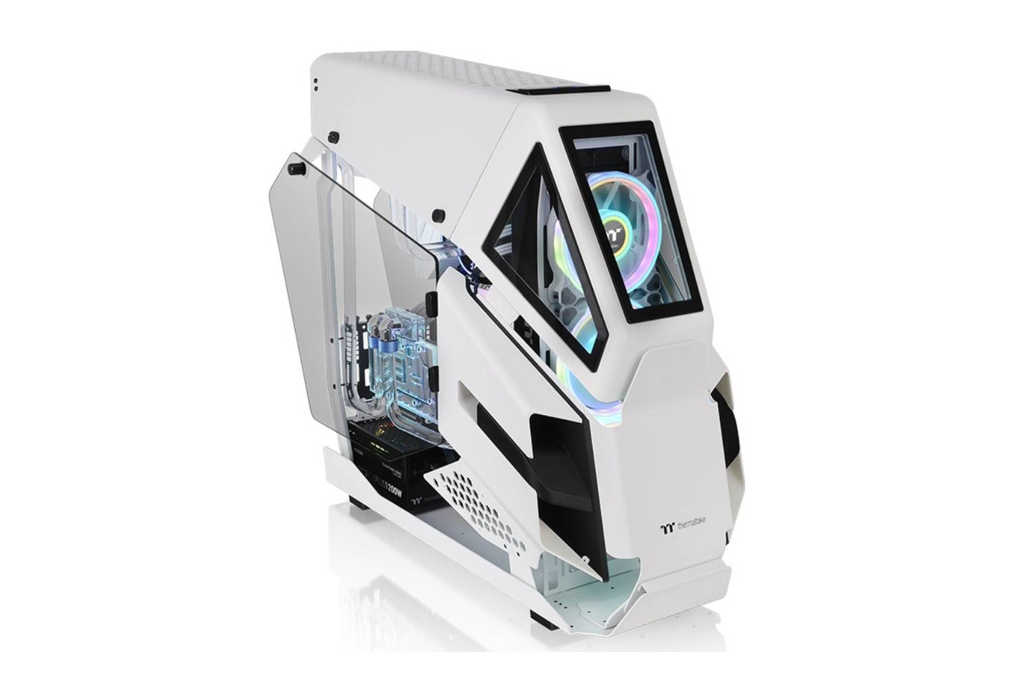 Thermaltake AH T600 Snow/White Cabinet-CABINETS-Thermaltake-computerspace