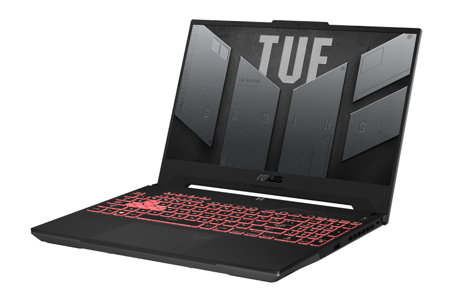 Asus Tuf Gaming A15 R7 4800H/ RTX3050- 4GB/ 8G+8G/ 512G SSD/ 15.6 FHD-144hz/ Backlit KB- 1 zone RGB/ 90Whr/ WIN 11/ / / McAfee(1 year)/ 2B-GRAPHITE BLACK FA506IC-HN075W Laptop-Laptops-ASUS-computerspace