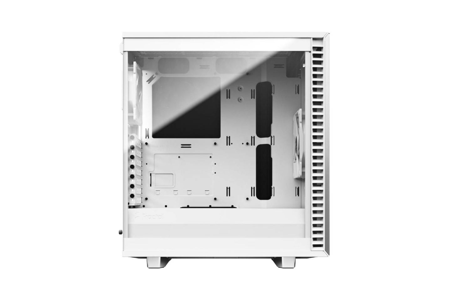Fractal Define 7 Compact Light Tempered Glass White Cabinet