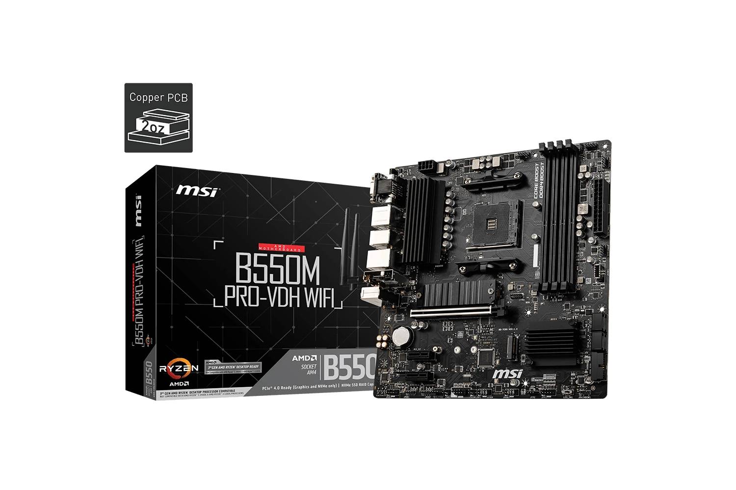 MSI B550M PRO-VDH WIFI Motherboard