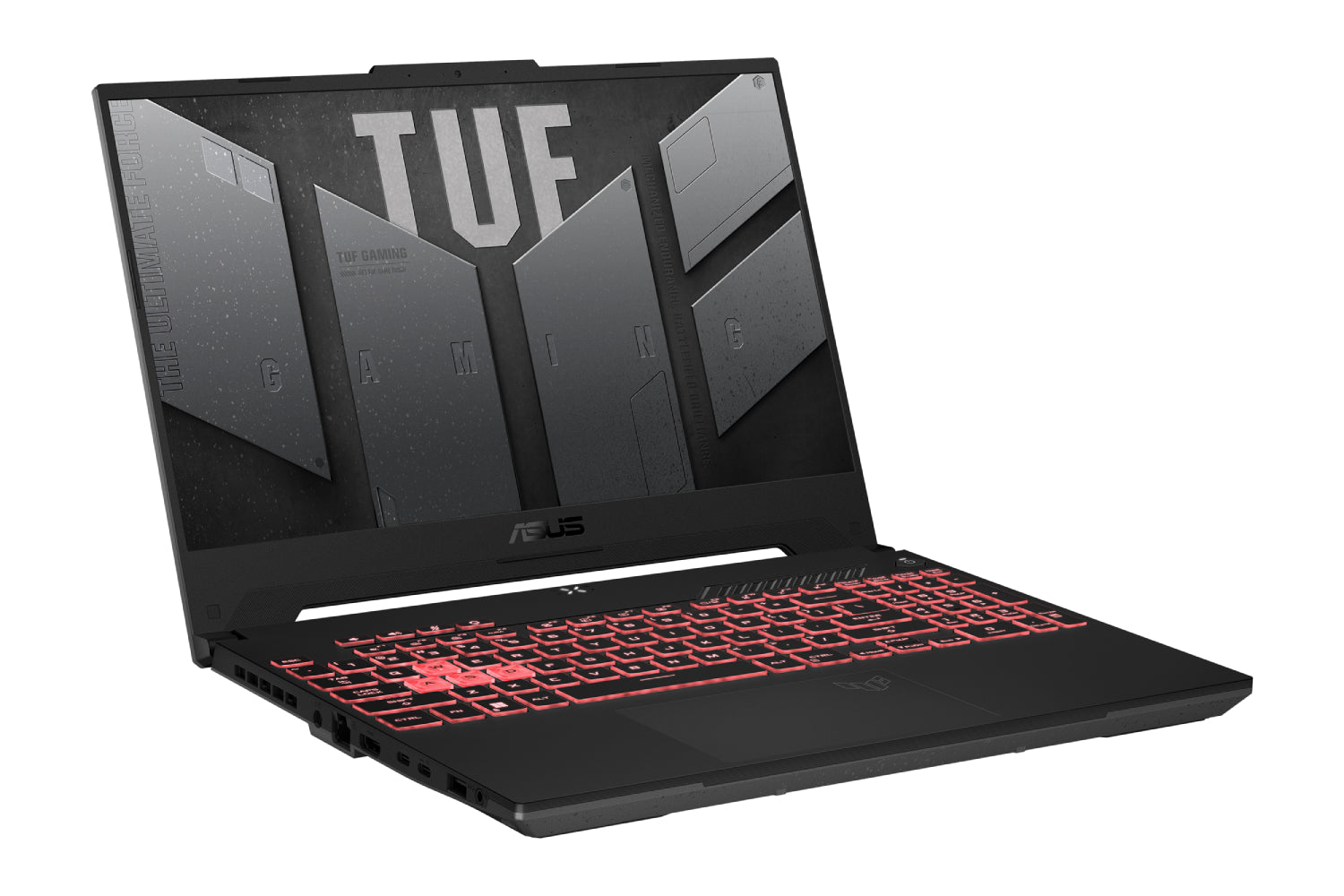 Asus Tuf Gaming A15 R7 4800H/ RTX3050- 4GB/ 8G+8G/ 512G SSD/ 15.6 FHD-144hz/ Backlit KB- 1 zone RGB/ 90Whr/ WIN 11/ / / McAfee(1 year)/ 2B-GRAPHITE BLACK FA506IC-HN075W Laptop-Laptops-ASUS-computerspace