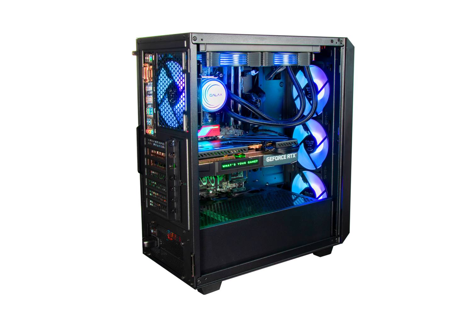 GALAX PC Case Revolution 01 (REV-01) ATX, 4 ARGB Pre installed Fan Case-Cabinets-Galax-computerspace