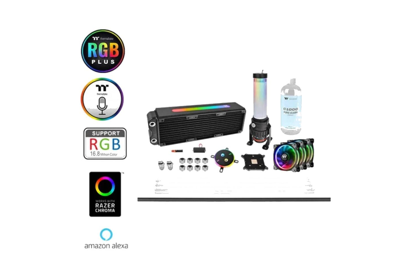 THERMALTAKE PACIFIC M360 PLUS D5 HARD TUBE 360MM CPU LIQUID COOLING KIT