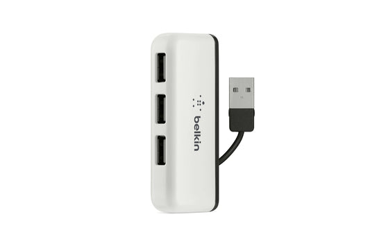 Belkin 4-Port USB to USB 2.0 Ultra-Mini Hub Adapter for MacBook,Laptop and Desktop-USB Hub-computerspace