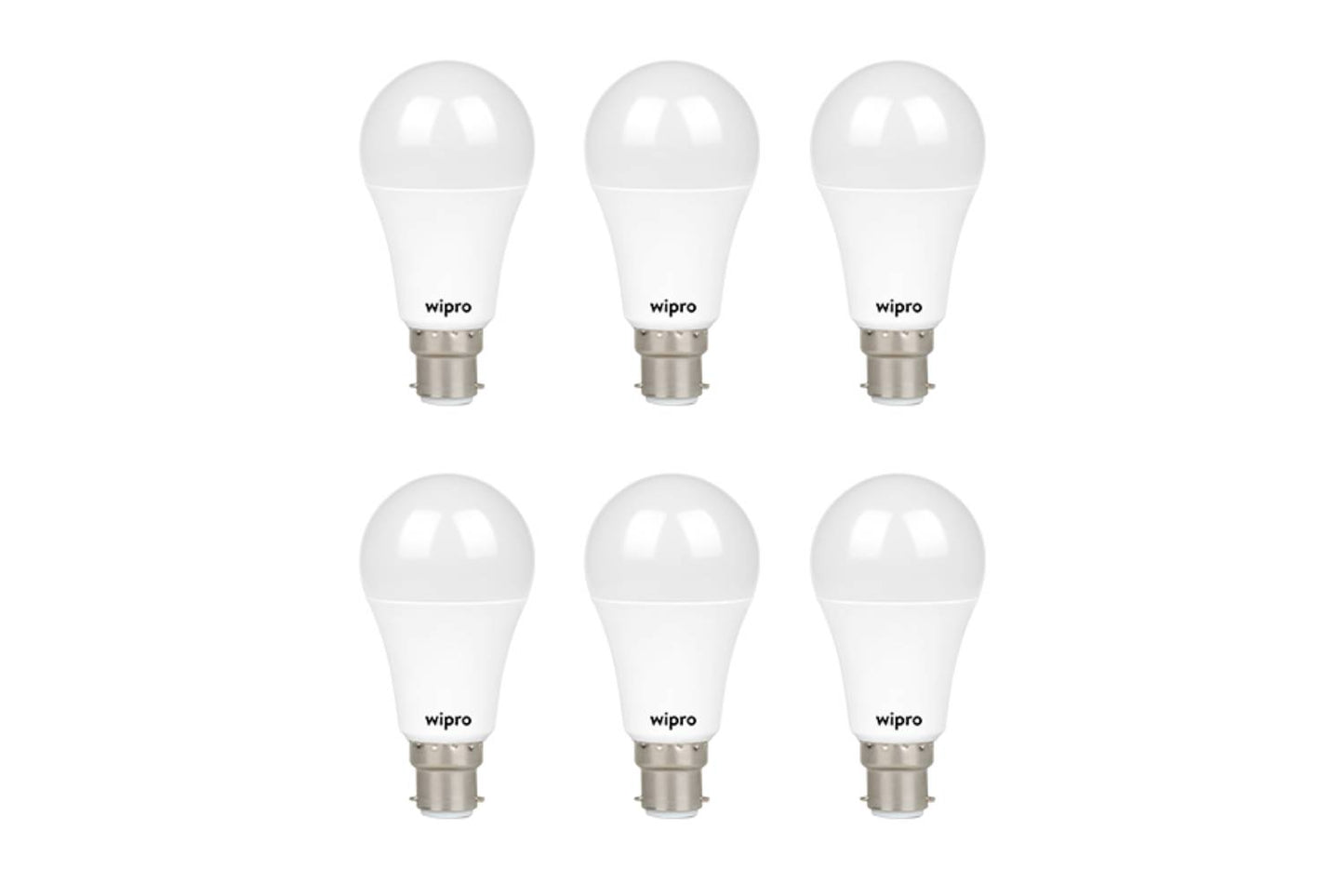 Wipro Garnet Emergency LED Bulb 9W 6500K - Pack of 6