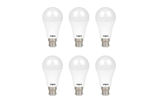 Wipro Garnet Emergency LED Bulb 9W 6500K - Pack of 6