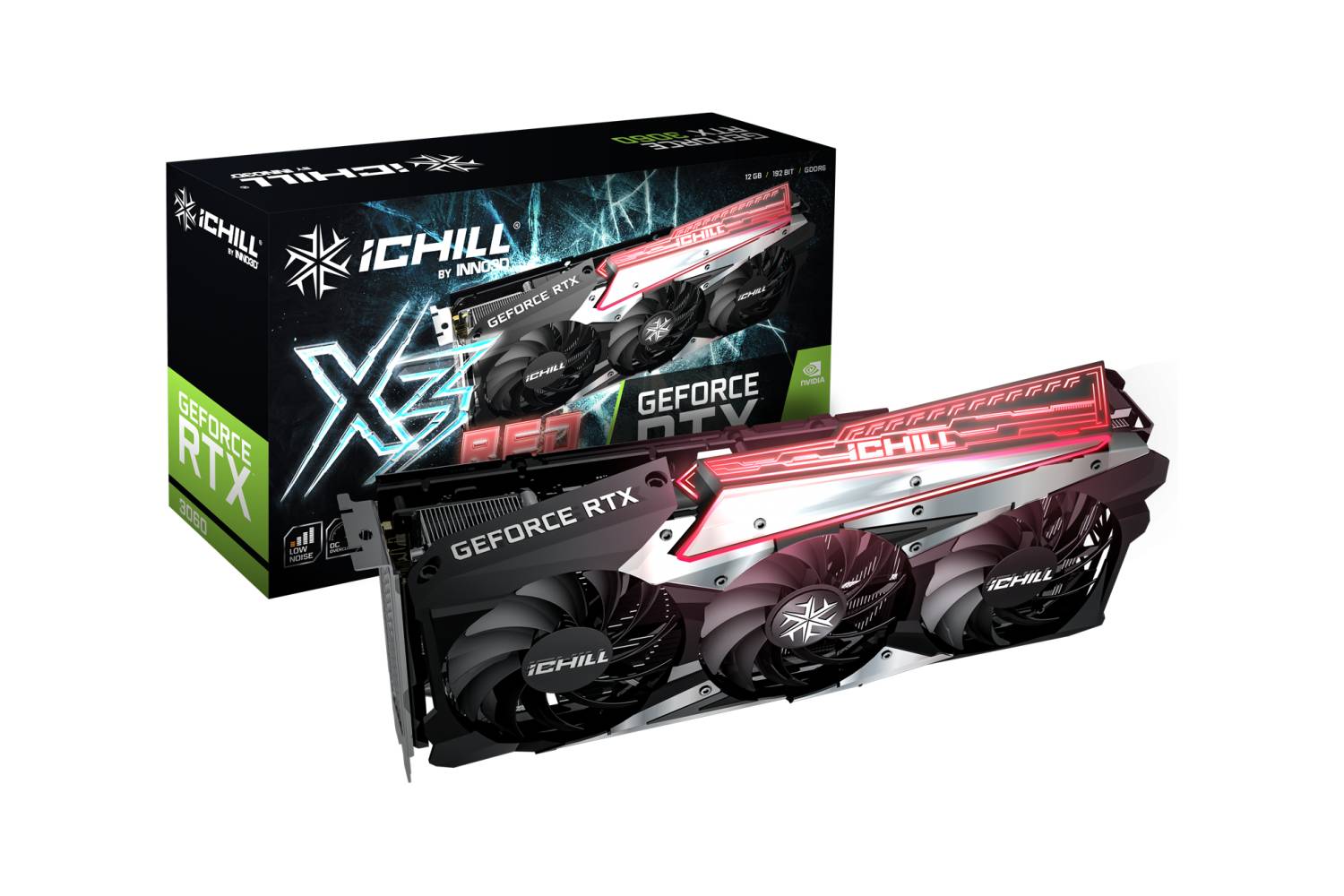 INNO3D Geforce RTX 3060 ichill X3 RED Graphics Card