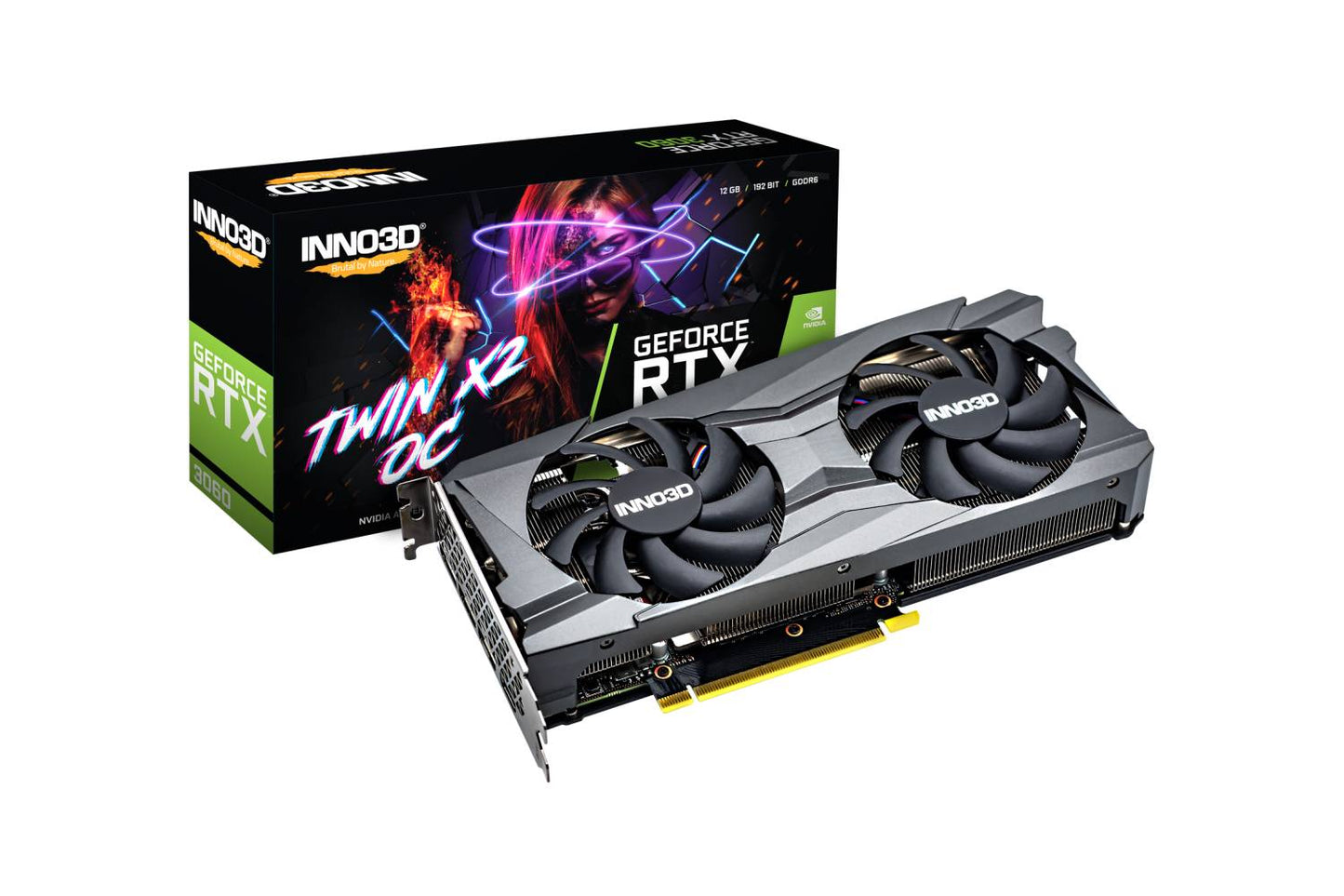 INNO3D Geforce RTX 3060 Twin X2 OC Graphics Card LHR
