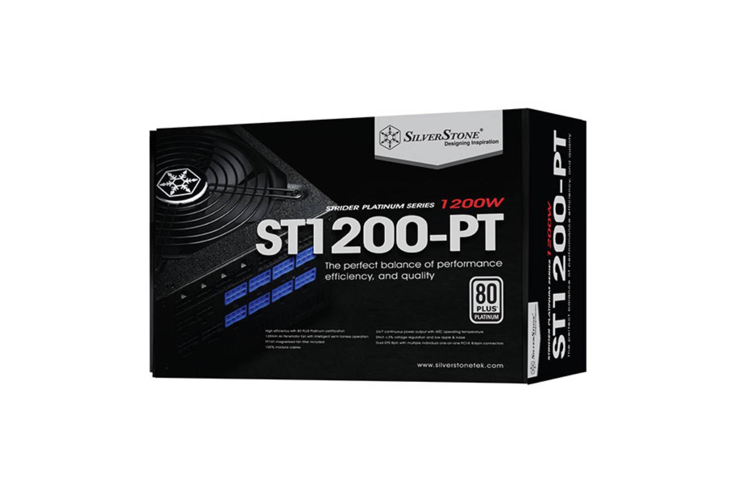 Silverstone 1200W ST1200-PT Platinum Power supply. – Computerspace