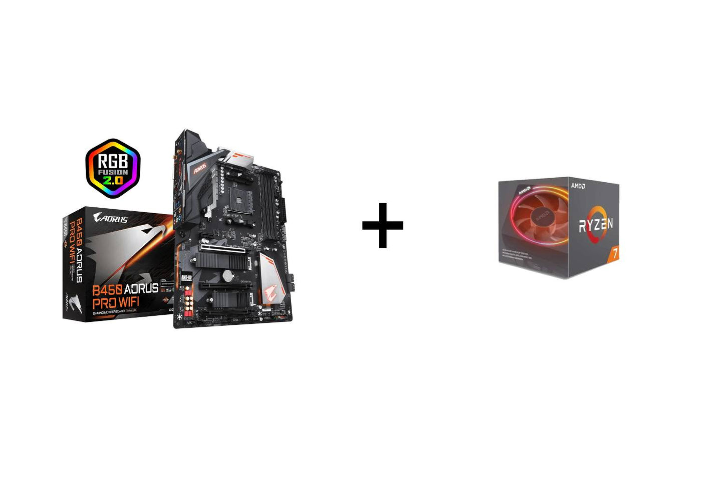 Gigabyte B450 Aorus Pro Wifi and AMD 2700x Combo bundle