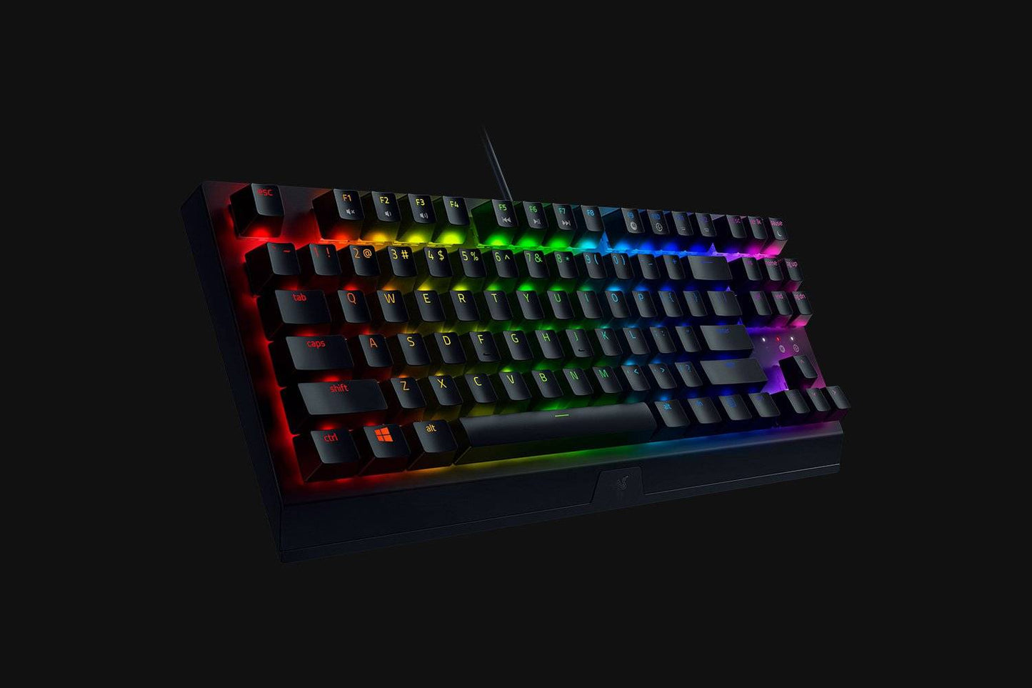 Razer BlackWidow V3 Tenkeyless - Yellow switch linear and Silent Mechanical Gaming Keyboard