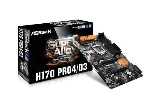 Asrock H170 Super Alloy Pro4/D3 Mining Motherboard