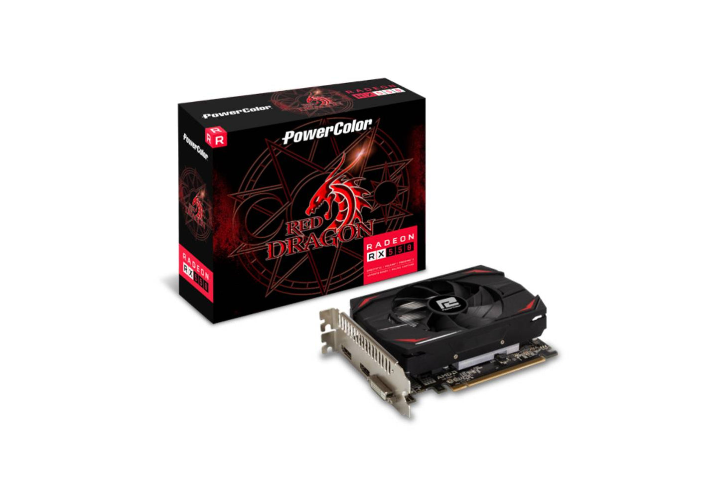 PowerColor Red Dragon Radeon RX 550 4GB GDDR5 Graphics Card