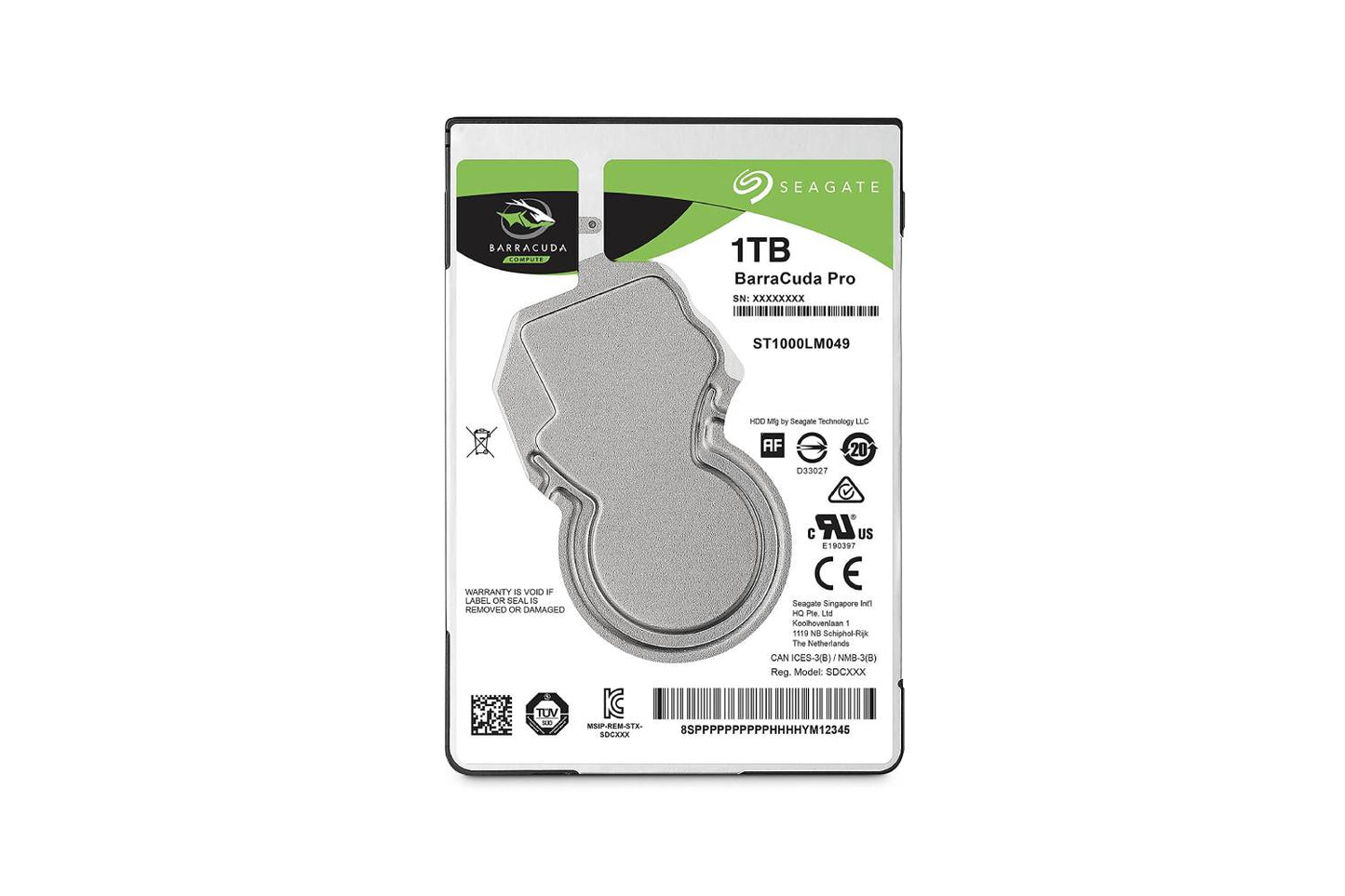 Seagate Barracuda Pro SATA HDD 1TB 7200RPM 6Gb/s 128MB Cache 2.5-Inch Internal Hard Drive