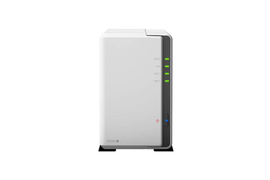 Synology DiskStation DS220j Network Attached Storage Drive (White)