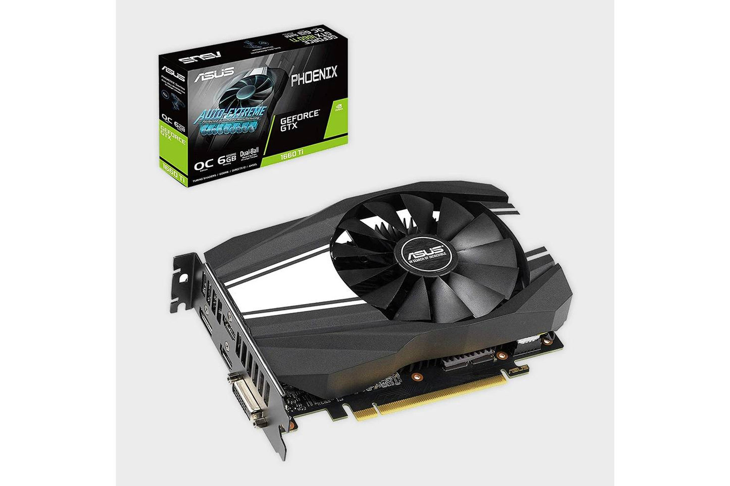 ASUS Phoenix GeForce® GTX 1660 Ti OC edition 6GB GDDR6 Graphics Card-GRAPHICS CARD-ASUS-computerspace