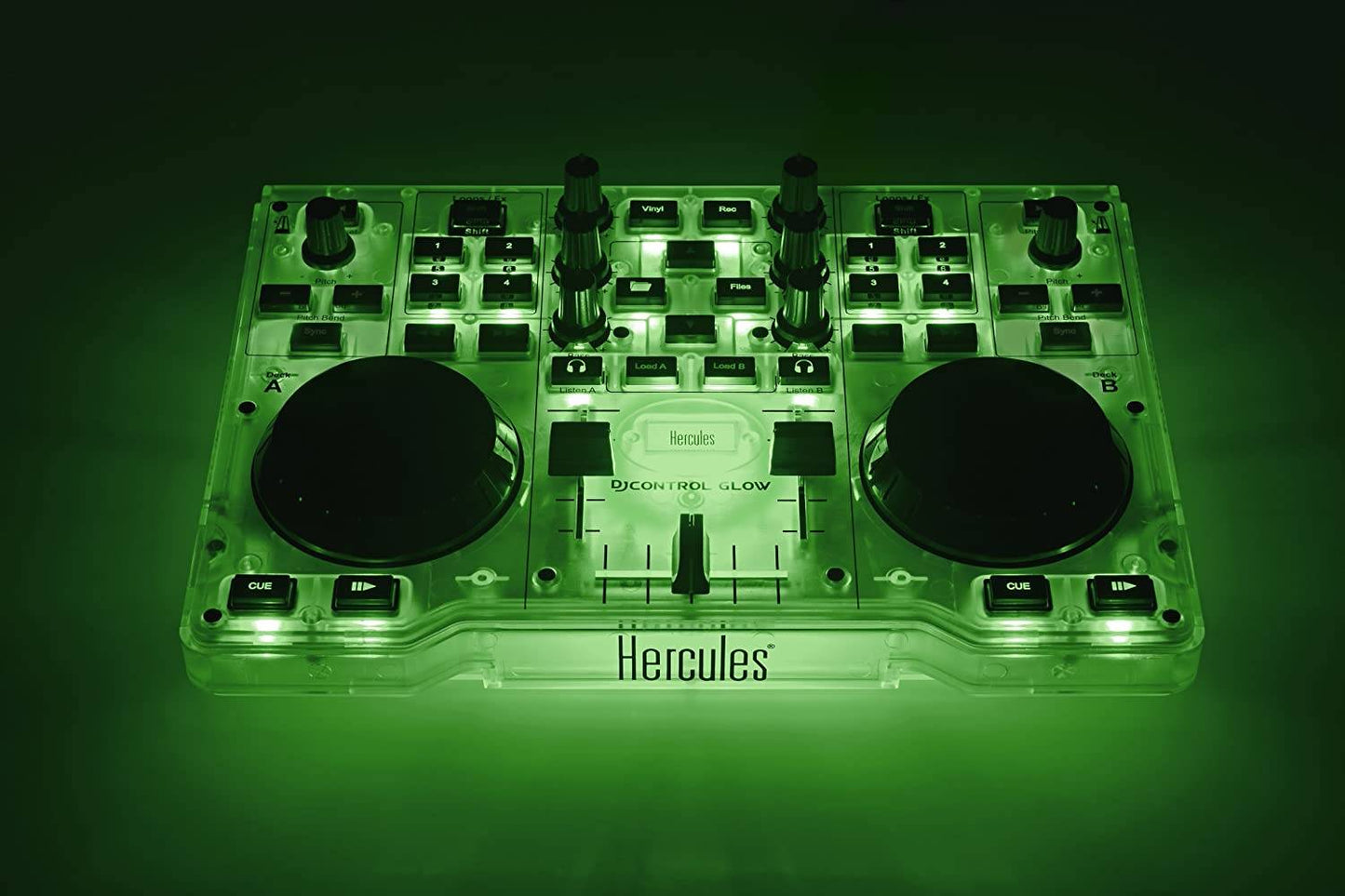 Hercules DJ Control Glow Green 4780839