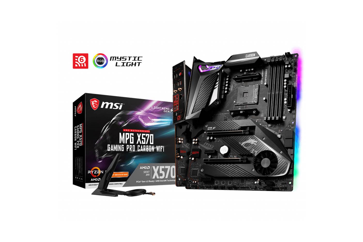 Msi X570 A Pro Amd X570 MSI AMD Ryzen MPG X570 GAMING PRO CARBON