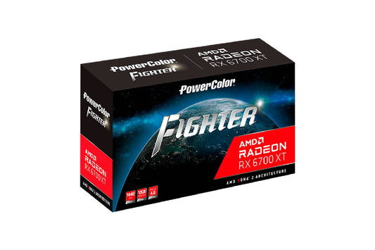 PowerColor AMD Radeon fighter RX 6700XT 12GB GDDR6 Graphics Card-GRAPHICS CARD-PowerColor-computerspace