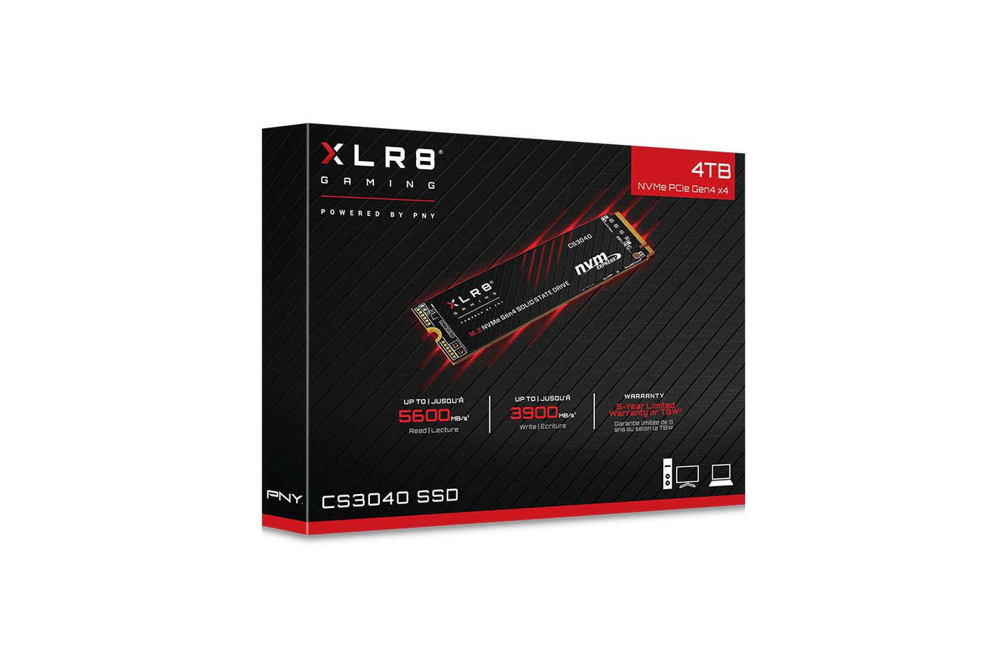 PNY CS3040 M.2 NVMe 4TB SSD