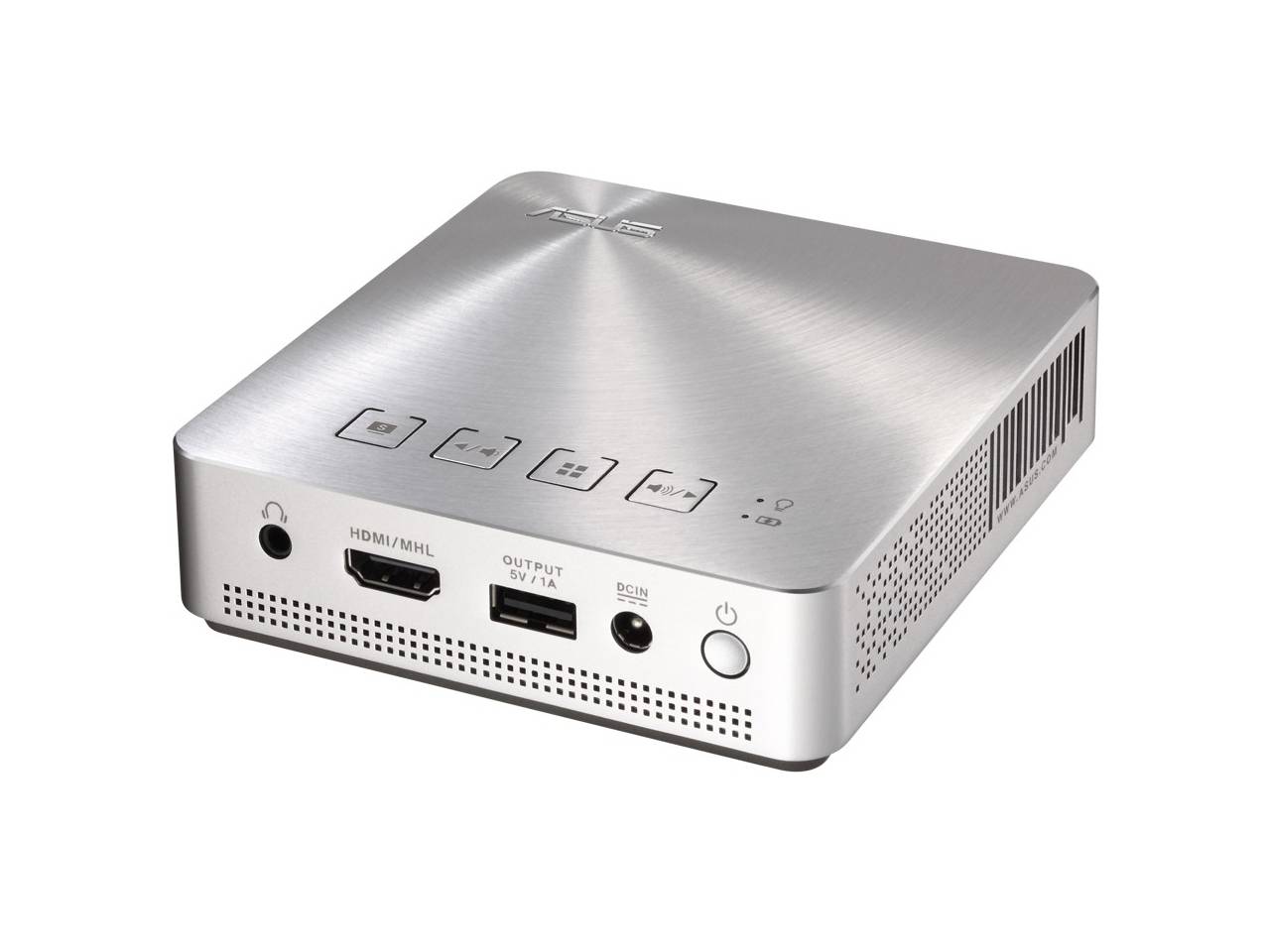 Asus S1 Portable LED Projector, 200 Lumens, Built-in 6000mAh Battery, Up to 3-hour Projection, Power Bank, HDMI/MHL