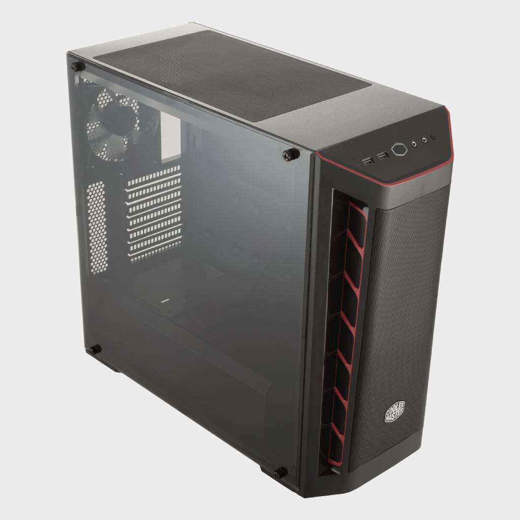 Cooler Master MasterBox MB511 Red trim Cabinet