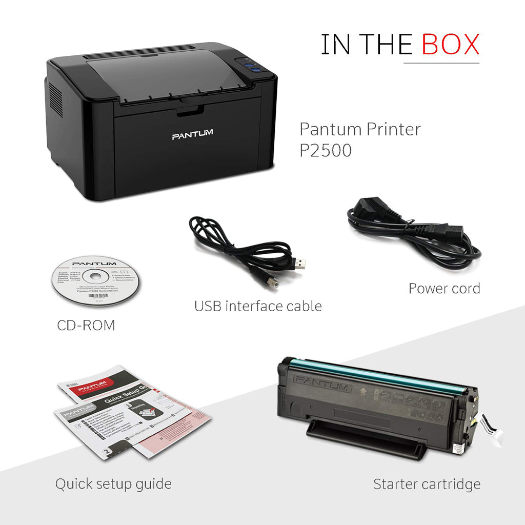 Pantum P2500 Laserjet Printer
