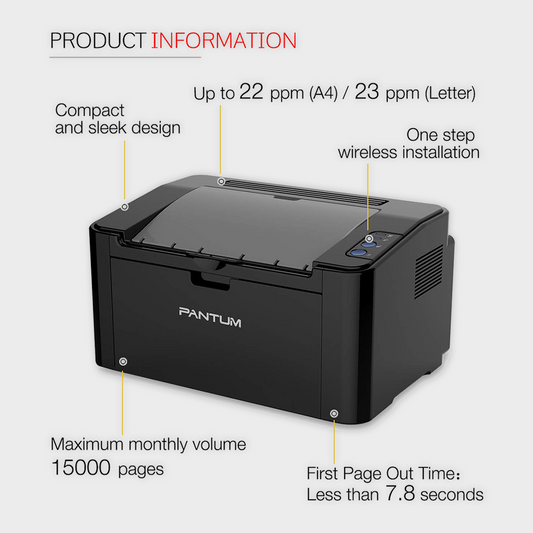 Pantum P2500 Laserjet Printer