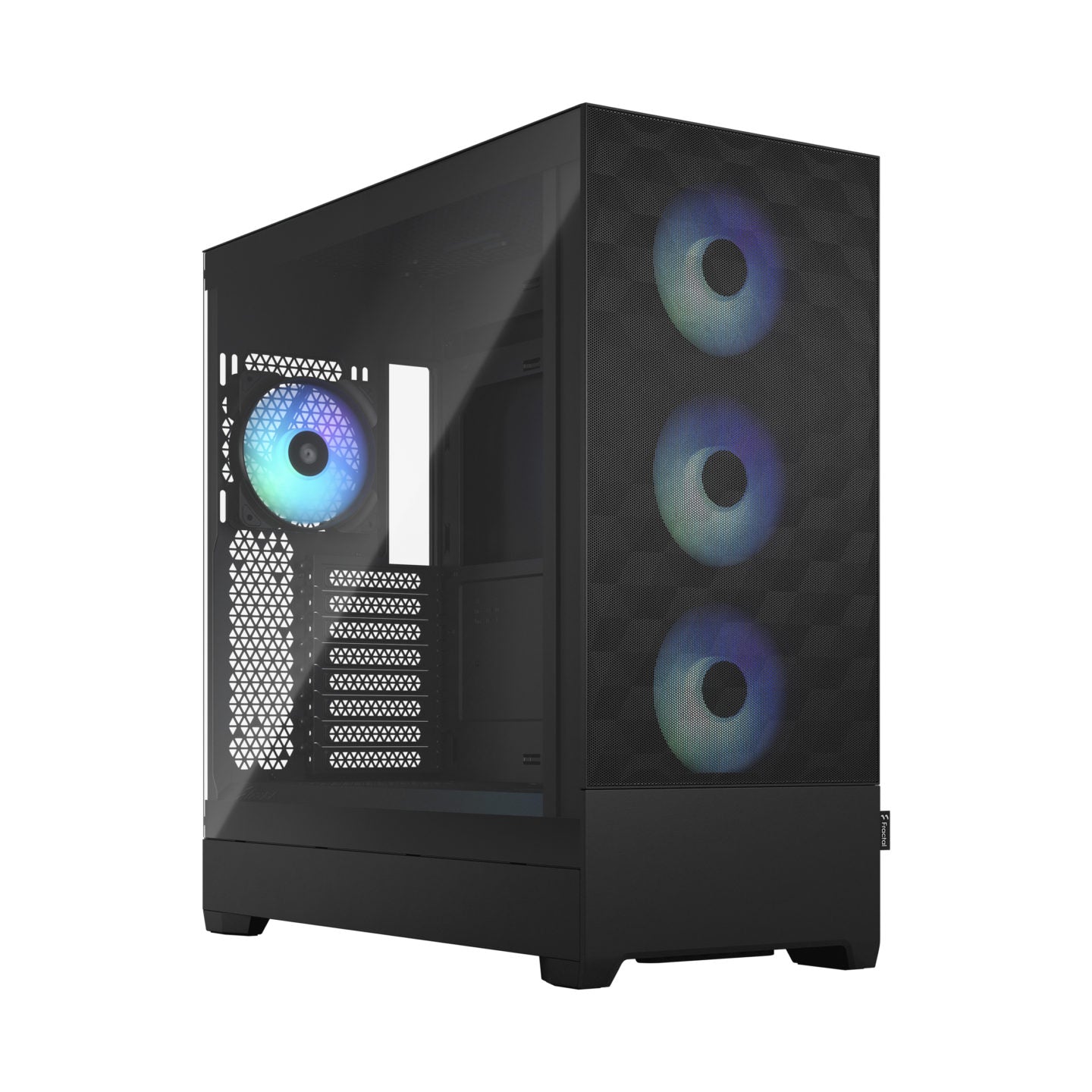 Fractal Design Pop XL Air RGB Black Tempered Glass Clear Tint E-ATX Computer Case - (FD-C-POR1X-06)-Cabinet-Fractal-computerspace
