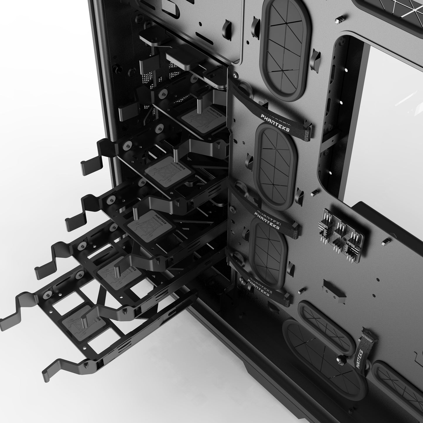 Phanteks Enthoo Pro Full Tower With Type C, Tempered Glass Window, Black Cabinet-Cabinets-Phanteks-computerspace