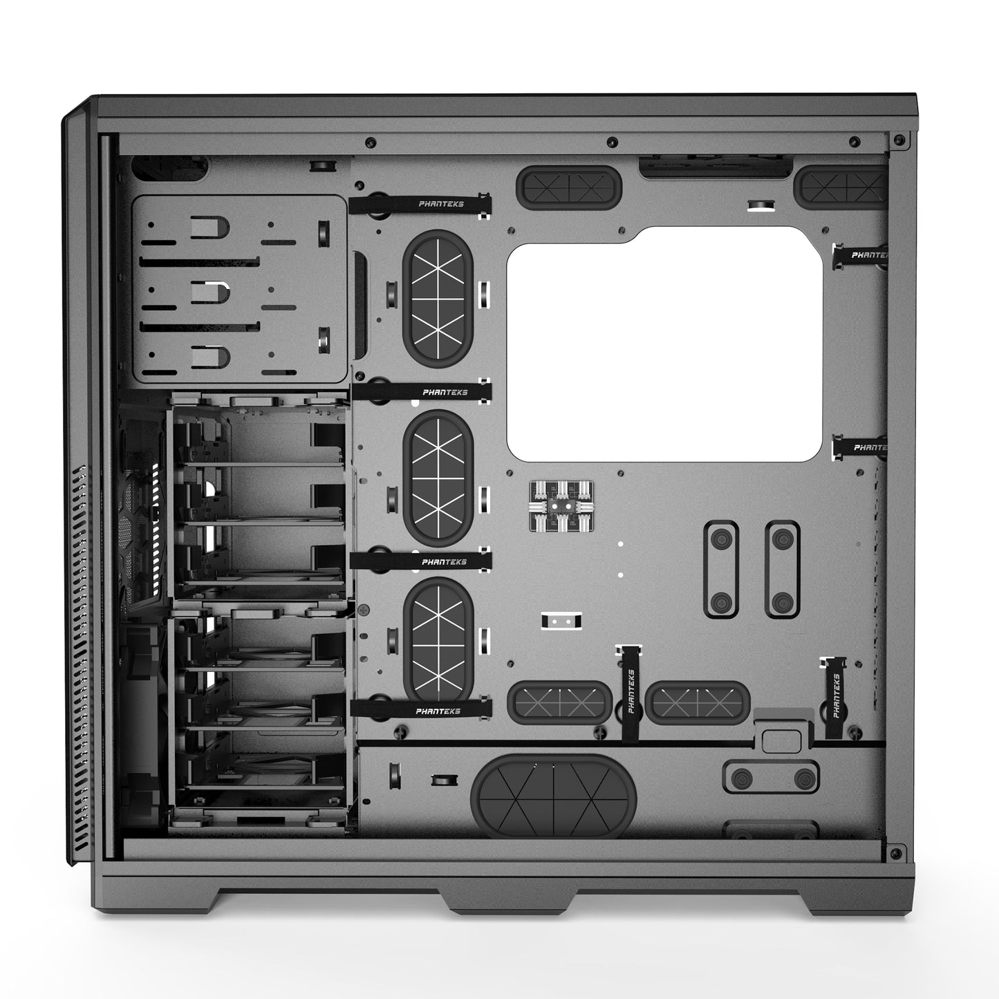 Phanteks Enthoo Pro Full Tower With Type C, Tempered Glass Window, Black Cabinet-Cabinets-Phanteks-computerspace