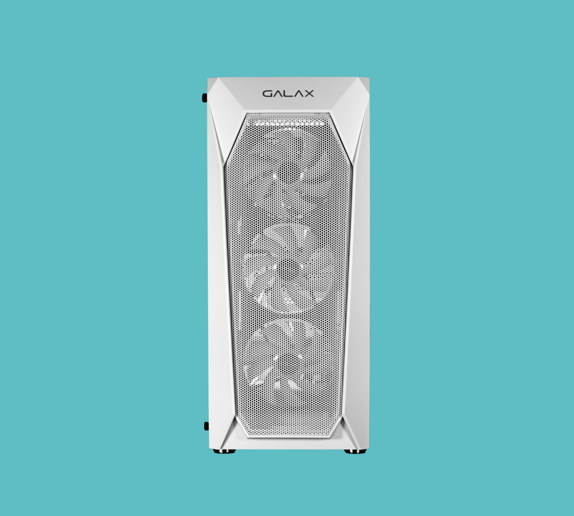 GALAX Revolution 05 RGB Cabinet, Mid Tower, Color Black and White-Cabinets-Galax-computerspace