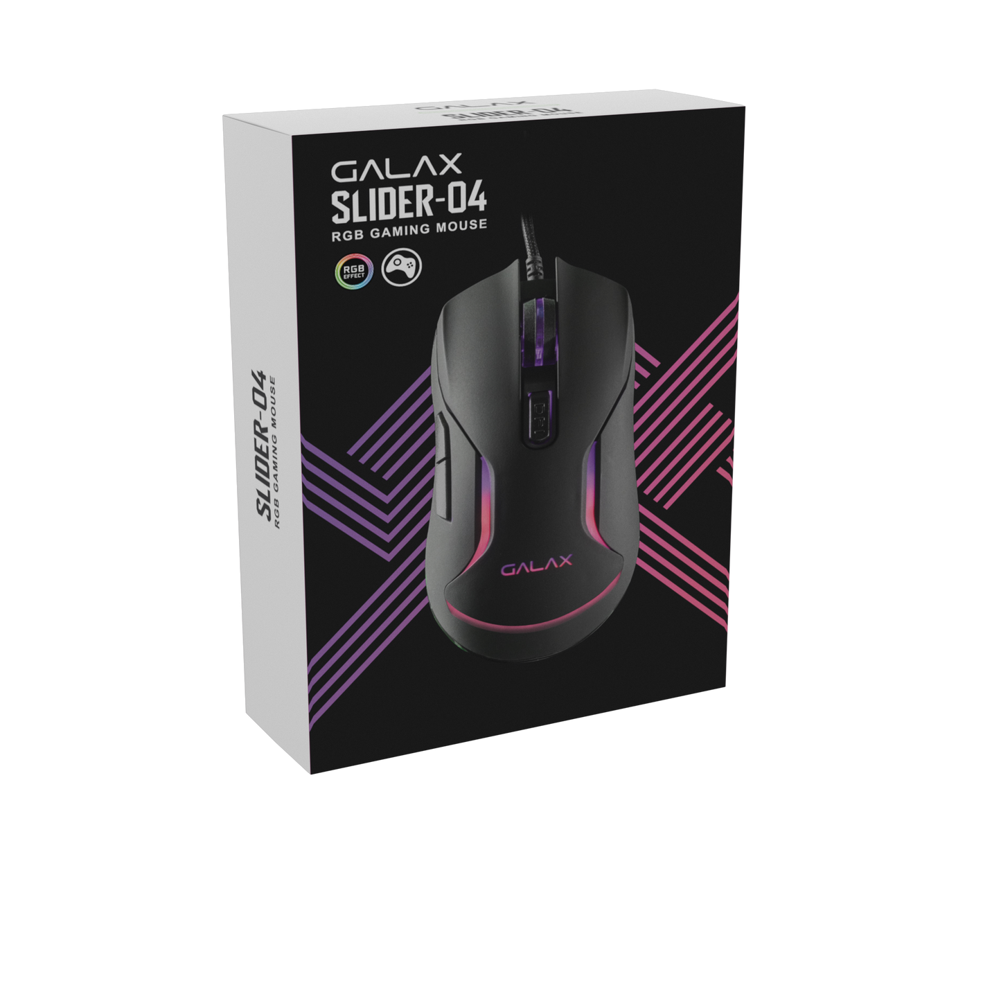 Galax USB Slider 04 6400DPI/ 4 Lights/ 6 Keys Gaming Mouse (SLD-04)-MOUSE-Galax-computerspace