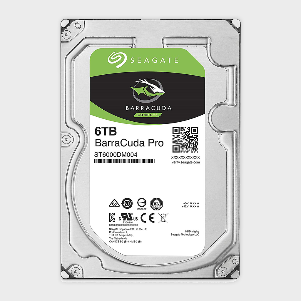 Seagate BarraCuda Pro 6TB 6GB/s 256MB Cache 3.5-Inch Internal HDD