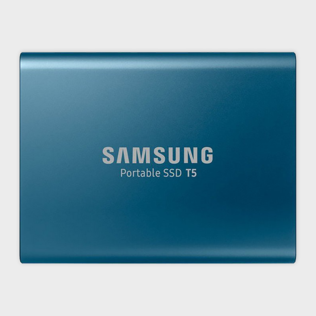SAMSUNG - T5 500GB PORTABLE SSD (BLUE)