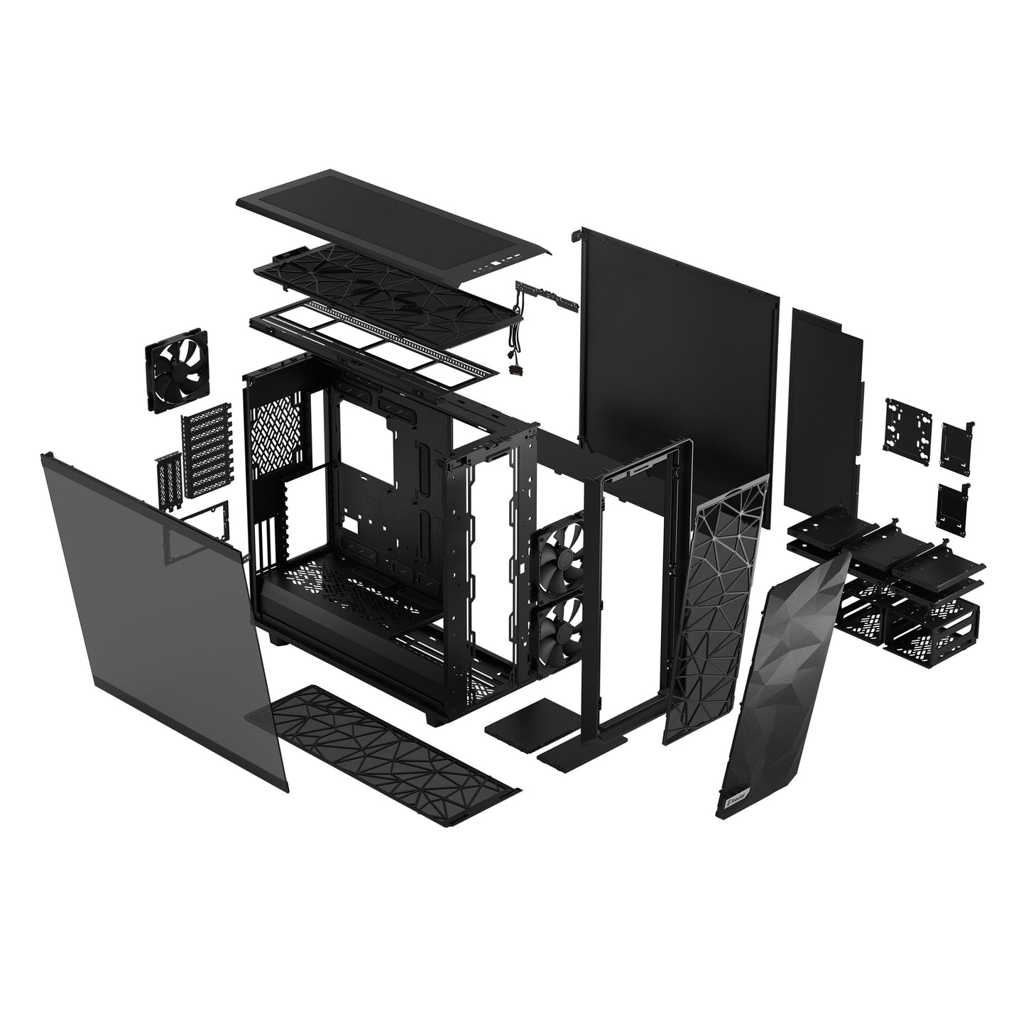 Fractal Meshify 2 XL Dark Tempered Glass light-Cabinets-Fractal-computerspace