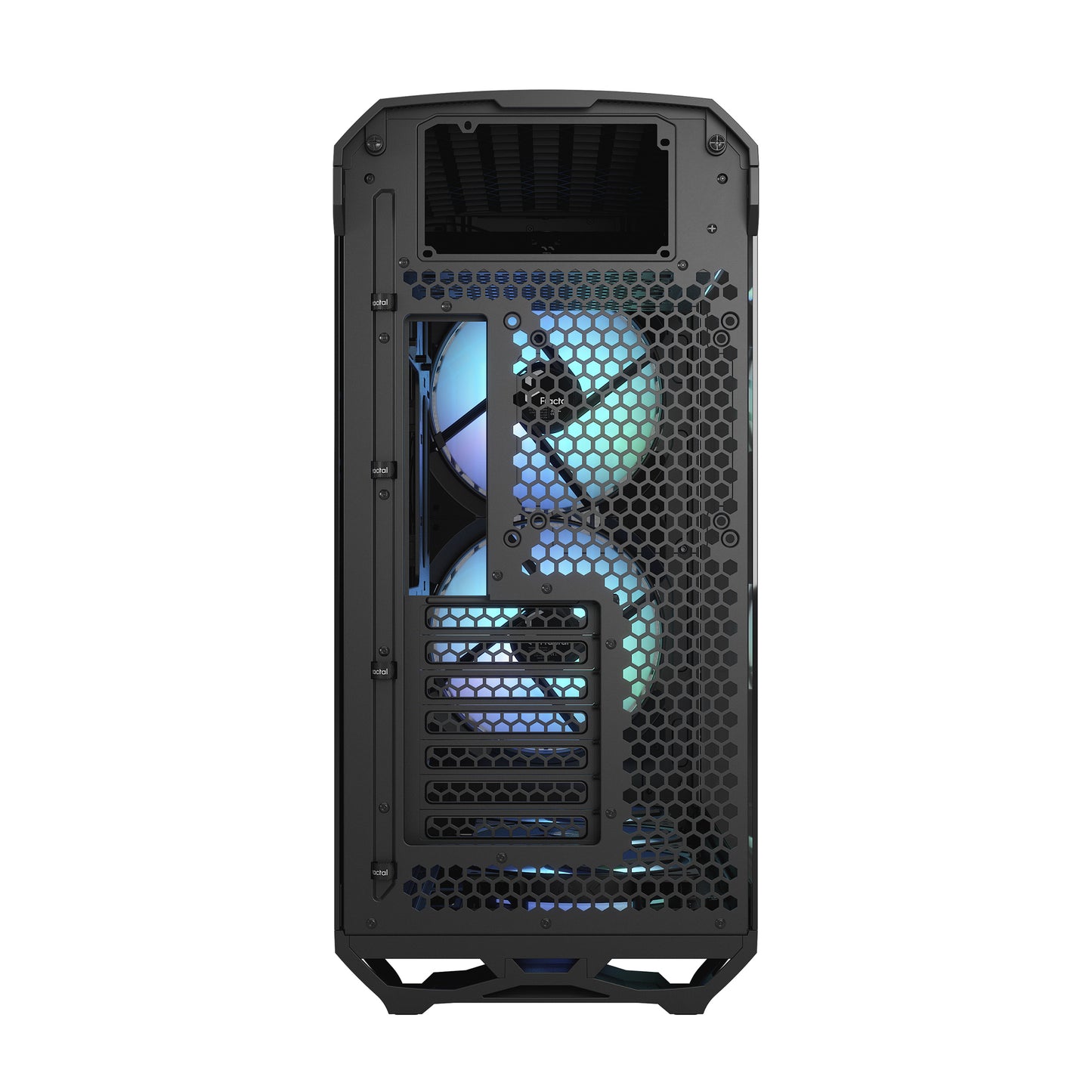 Fractal Torrent RGB Black TG ( Transparent Glass ) Light Tint Cabinet-Cabinets-Fractal-computerspace