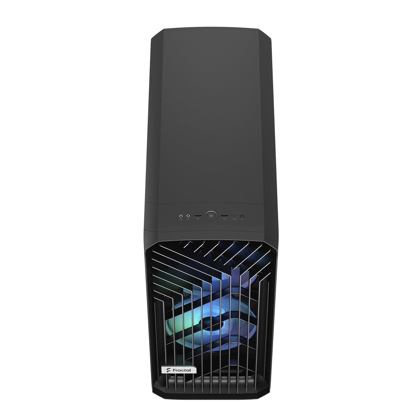 Fractal Torrent RGB Black TG ( Transparent Glass ) Light Tint Cabinet-Cabinets-Fractal-computerspace