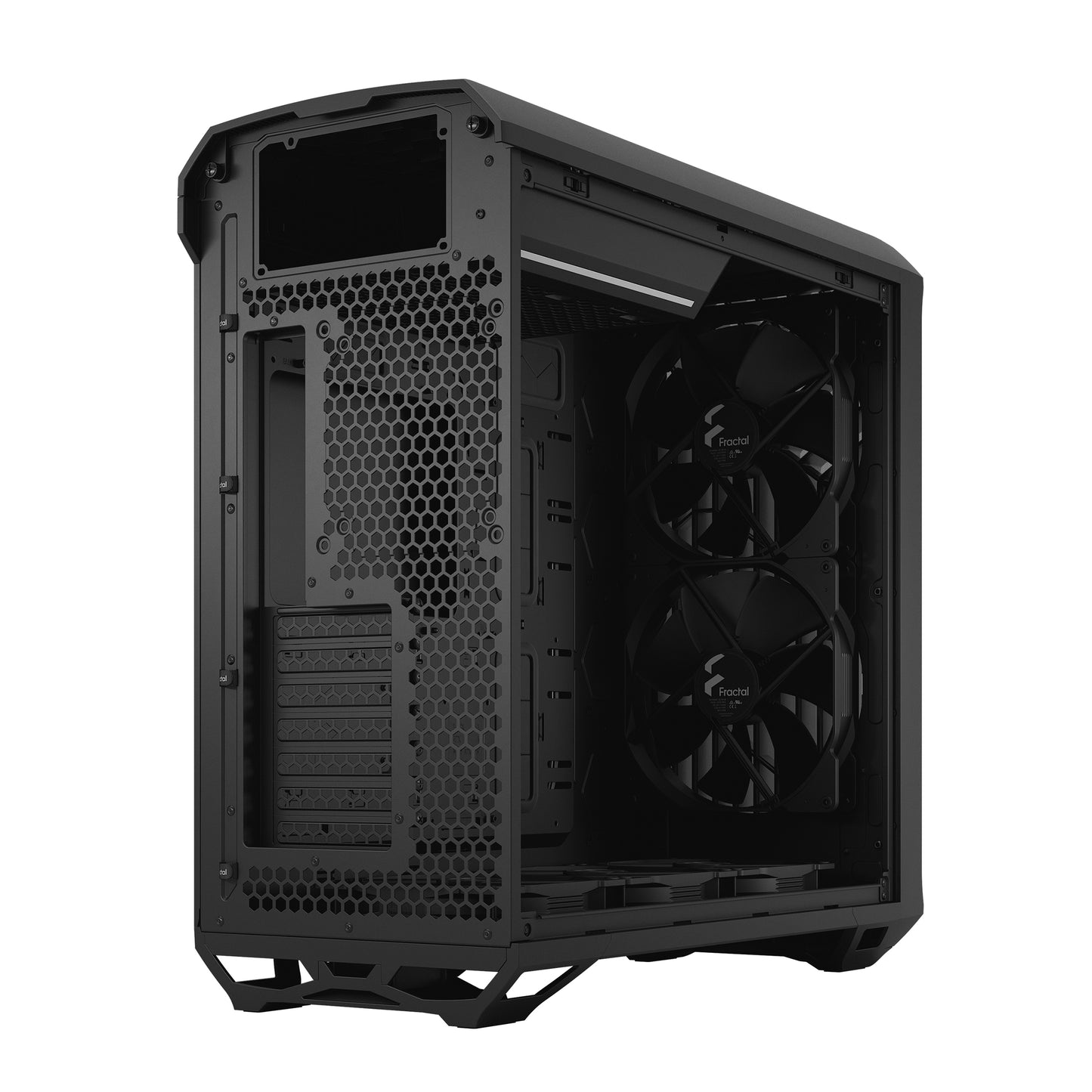 Fractal Torrent Black Solid Cabinet-Cabinets-Fractal-computerspace