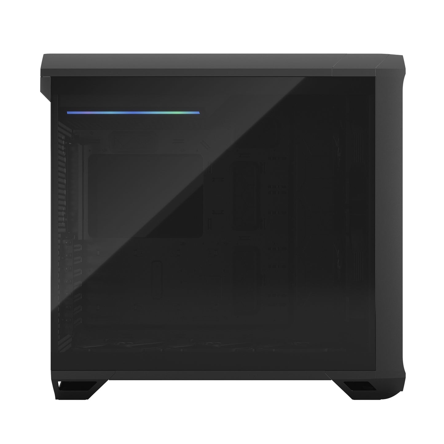 Fractal Torrent Black TG ( Transparent Glass ) Dark Tint Cabinet-Cabinets-Fractal-computerspace