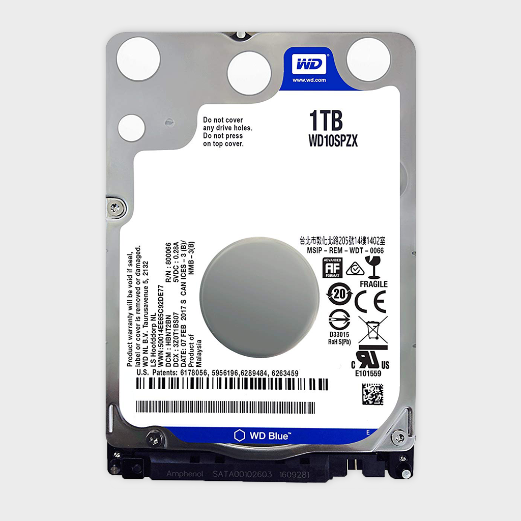 WD 1TB Internal Laptop Hard Disk Drive (WD10SPZX)