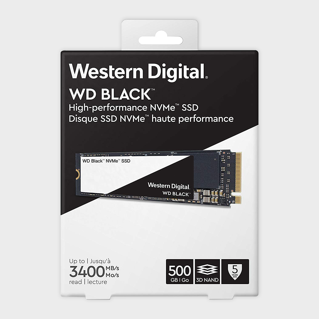 WD Black 500GB High-Performance NVMe PCIe Gen3 (WDS500G2X0C)