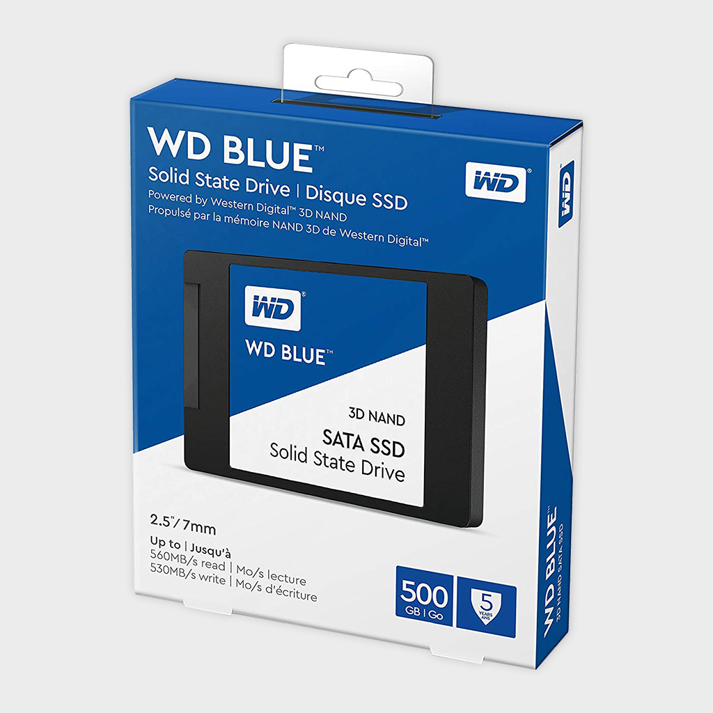 WD Blue 3D NAND 500GB PC SSD (WDS500G2B0A)